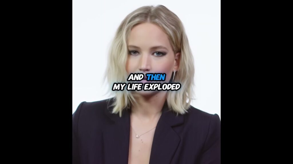 Jennifer Lawrence explains how she became famous without trying to be - Jennifer Lawrence Edit