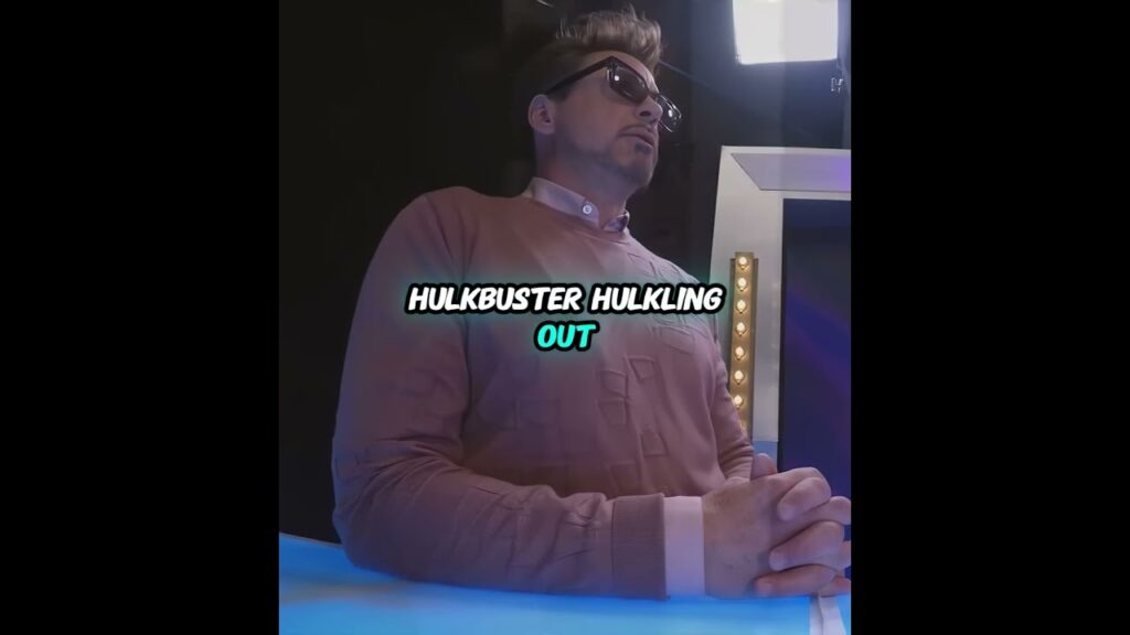 Scarlett Johansson is drawing Hulk smashing - Iron Man Edit