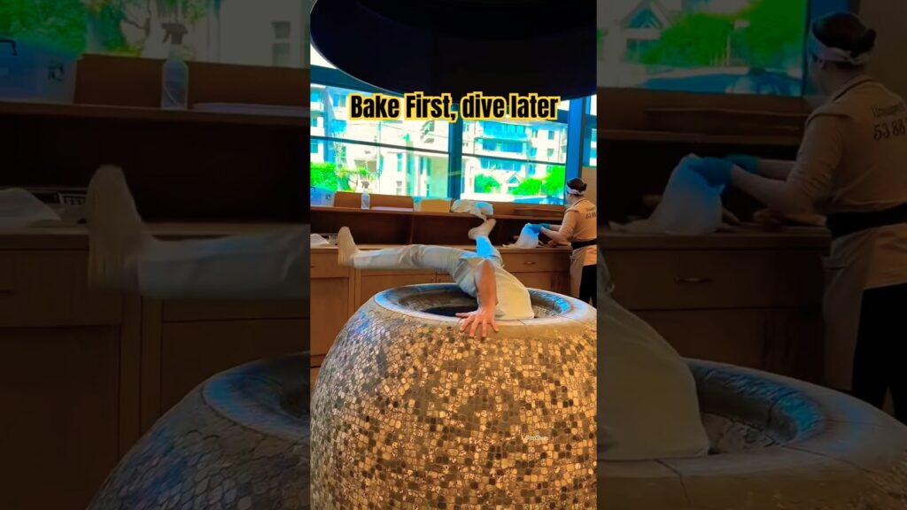 Baker + Cave diver = Bake first, dive later! 🔥😂 Fresh bread with a taste of adventure! #memes #funny