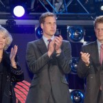 LONDON, ENGLAND - MAY 20: (NO PUBLICATION IN UK MEDIA FOR 28 DAYS) Camilla Duchess of Cornwall, Prince William and Prince Harry applaud at the live pop concert to mark the 30th Anniversary of the Prince's Trust Charity at the Tower of London on May 20, 2006 in London, England.