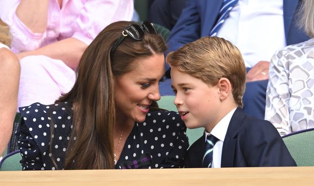 Kate with eldest son Prince George 