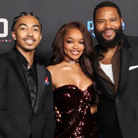 Rodin Eckenroth/FilmMagic Miles Brown, Marsai Martin and Anthony Anderson