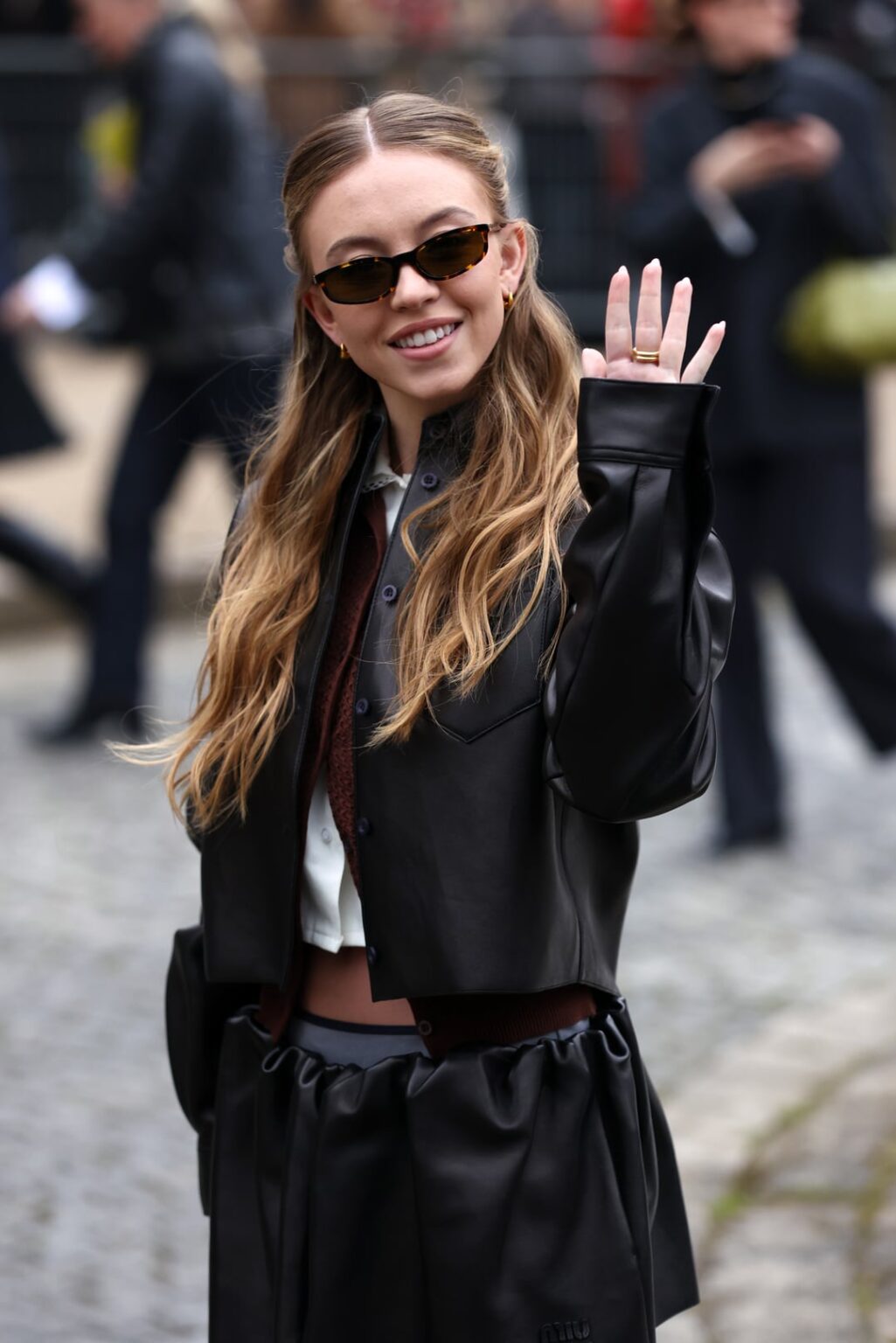 Sydney Sweeney | Miu Miu Womenswear Fall/Winter 2025-26 show at Paris Fashion Week 11th March 2025
