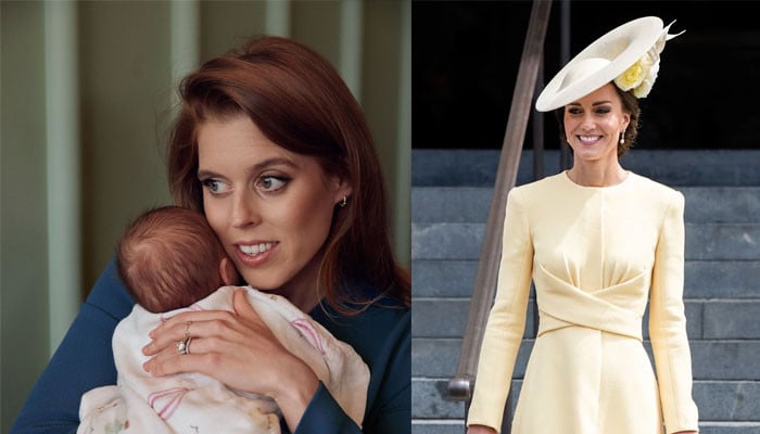 Princess Beatrice stuns in Princess Kate's dress for post-baby photoshoot