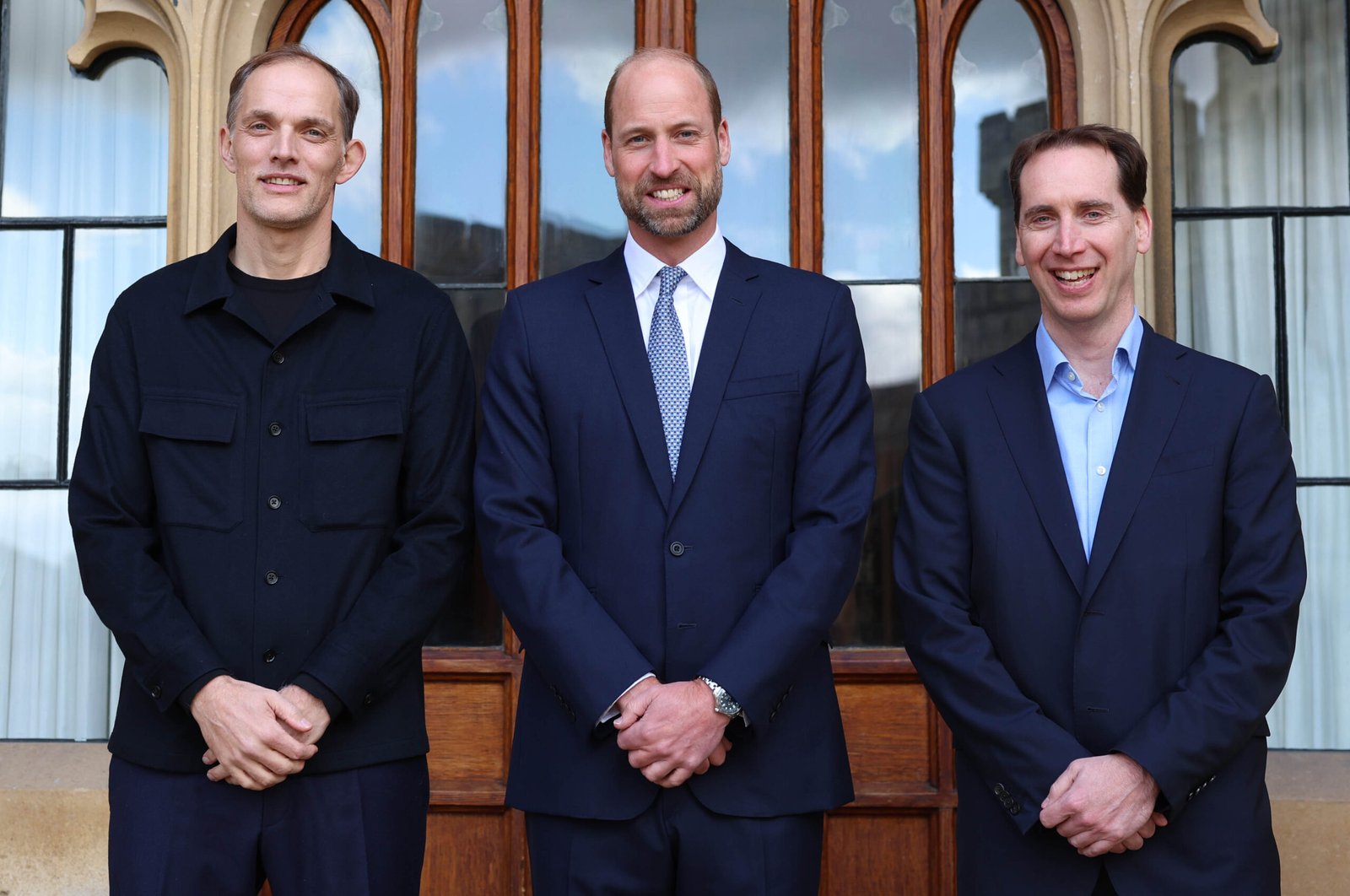 The Prince of Wales meets with the new England Manager Thomas Tuchel