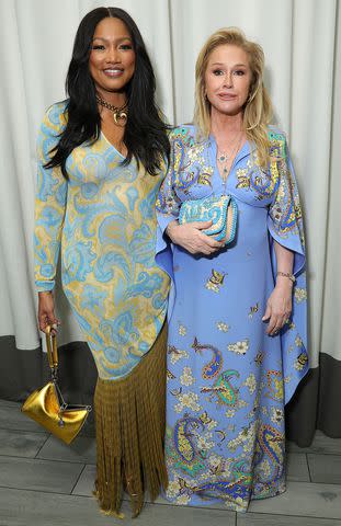 River Callaway/WWD via Getty Garcelle Beauvais and Kathy Hilton.