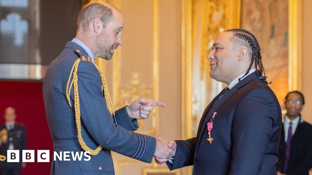 Diana Award campaigner collects OBE from Prince of Wales Diana Award campaigner collects OBE from Prince of Wales