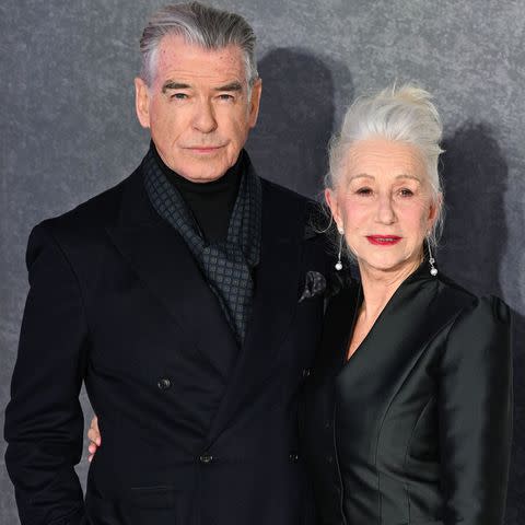 INSTARimages Pierce Brosnan and Helen Mirren.