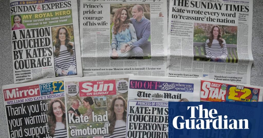 Kate’s sad news should give the press pause for thought | Catherine, Princess of Wales Kate’s sad news should give the press pause for thought | Catherine, Princess of Wales