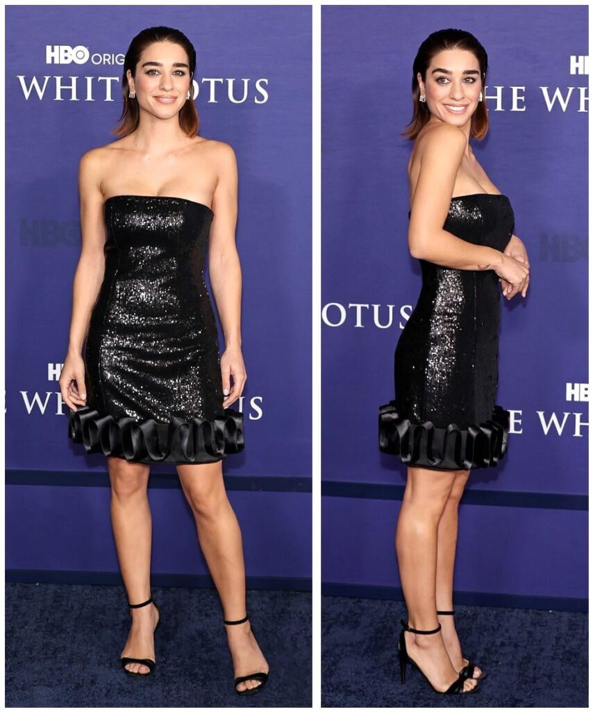 Simona Tabasco, at "The White Lotus" Season Two premiere (Los Angeles, Oct 2022)
