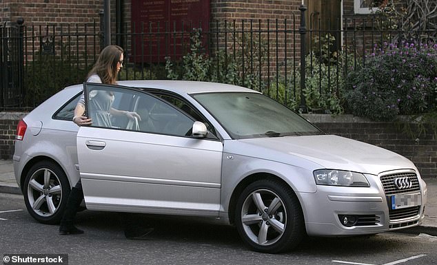 The Princess of Wales then swapped her Golf in for a modest silver Audi A3 hatchback in 2007