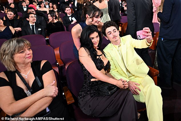 Timothee Chalamet takes another selfie with girlfriend Kylie Jenner