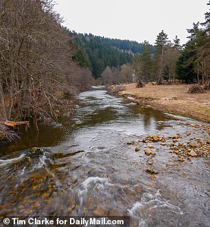 Chambon Sur Lignon river where Chalamet used to play during the hot summer months
