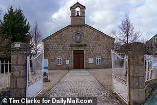 The Protestant church where Chalamet's grandfather Roger was the pastor