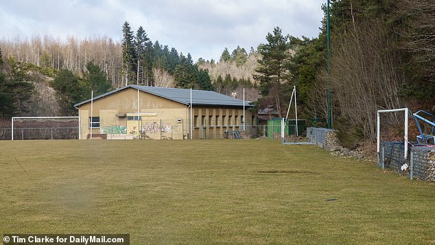 The local football team ground where Chalamet used to play with the other local kids