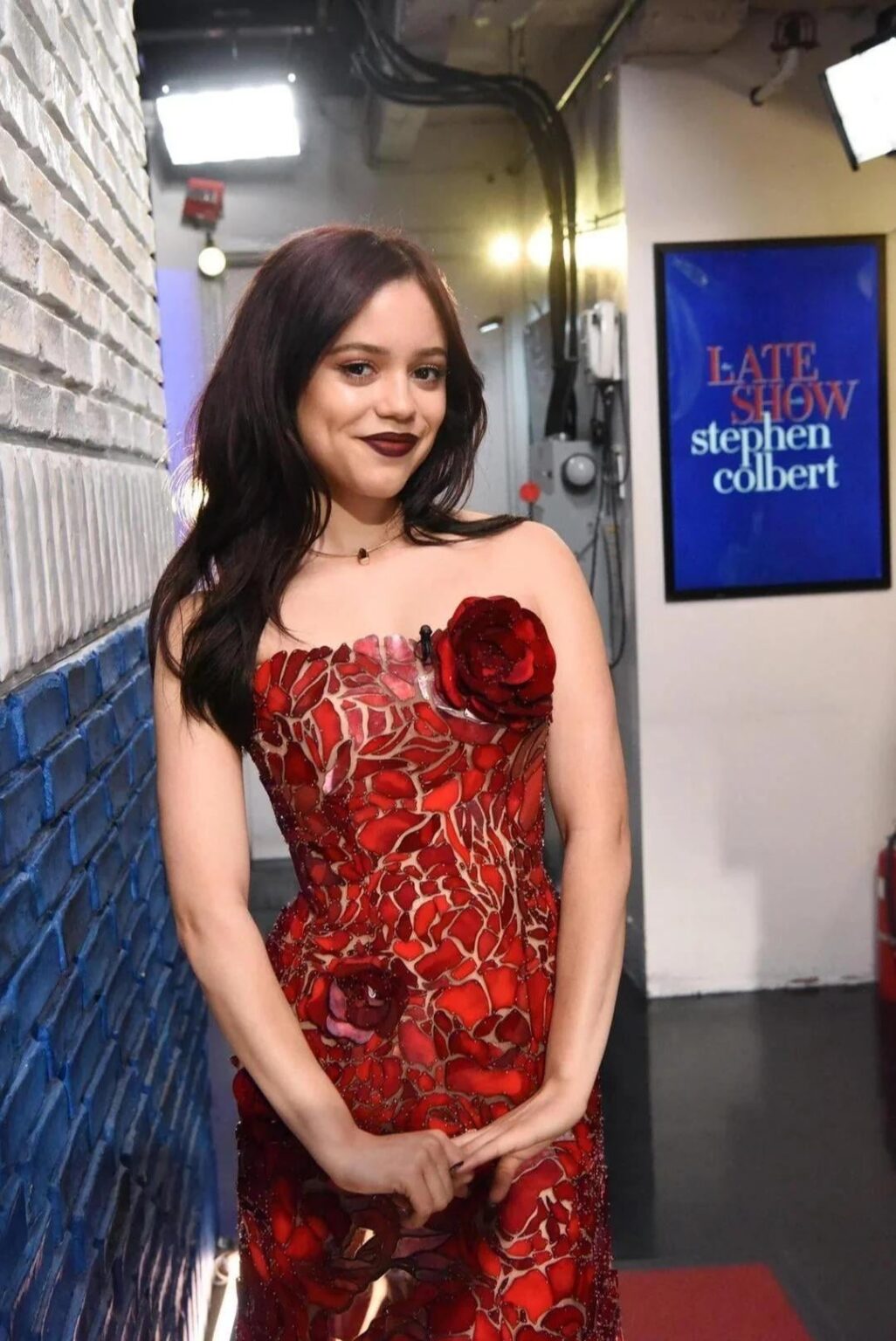 Jenna Ortega March 25th, 2025 Late Show With Stephen Colbert