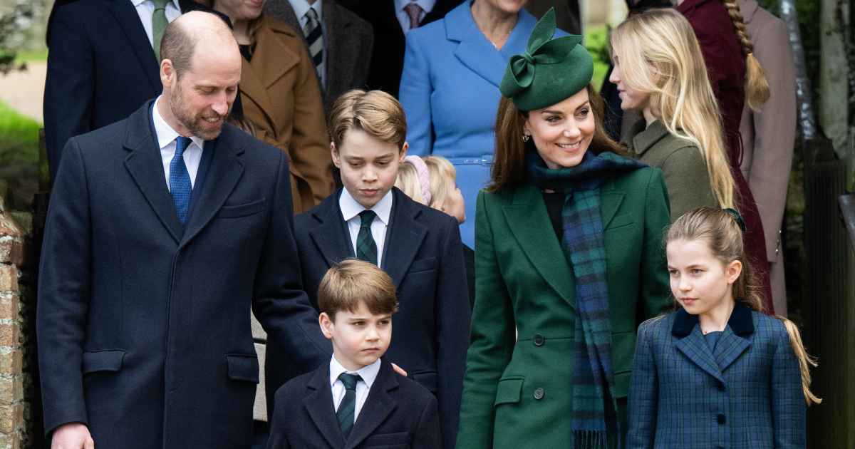 Prince William, Kate Middleton, and their children