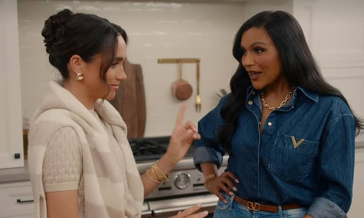 Meghan Markle and Mindy Kaling in With Love, Meghan 