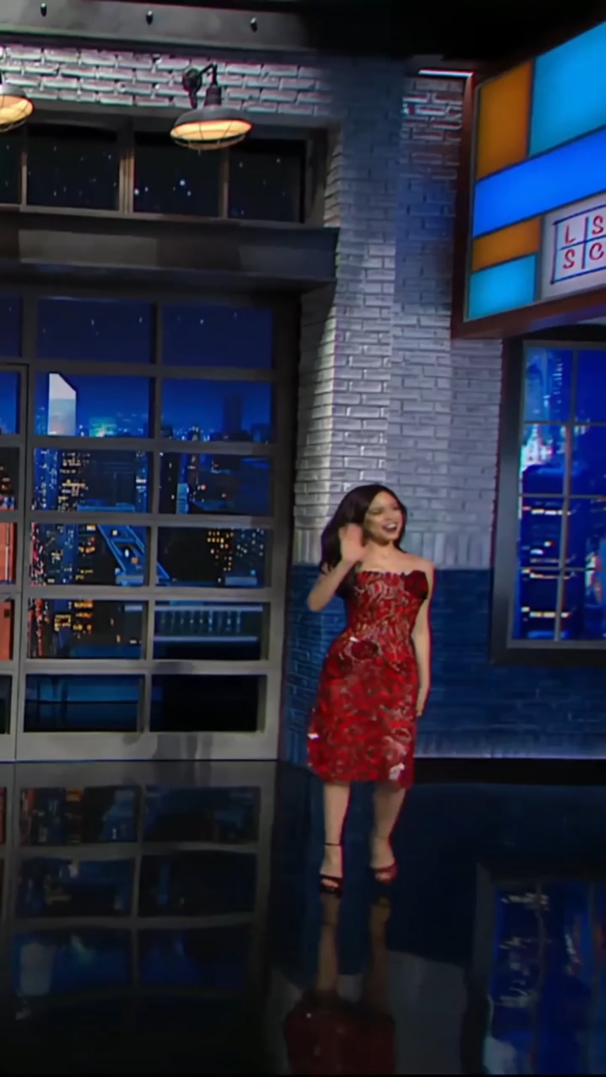 Jenna Ortega Late Show 3/25/25