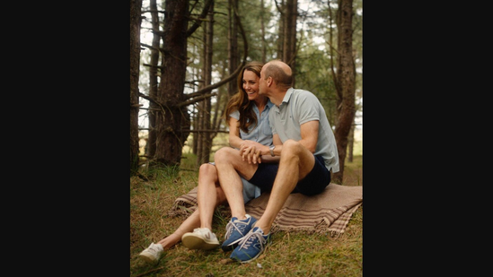 Valentine's Day: The photo shows Prince William and Kate Middleton. (X/@KensingtonRoyal)