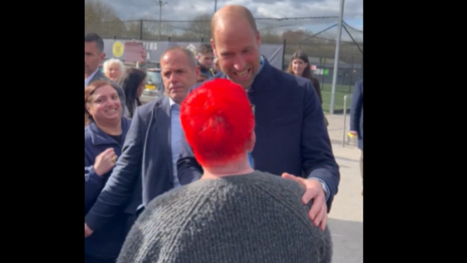 ‘Wish i had hair like that’: Prince William jokes about baldness while admiring woman’s red hair | Trending