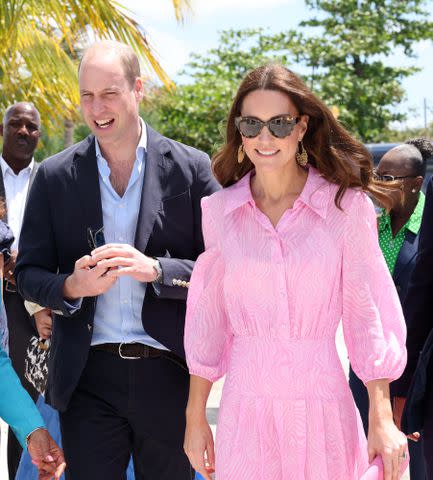 Prince William and Kate Middleton visiting the Caribbean in 2022