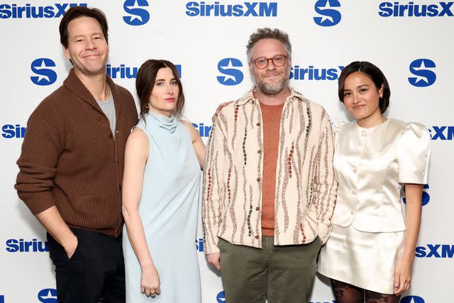Cindy Ord/Getty Ike Barinholtz, Kathryn Hahn, Seth Rogen and Chase Sui Wonders.