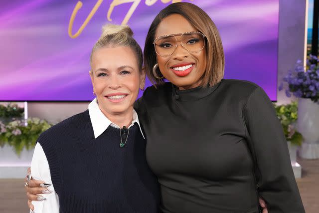 Chris Haston/WBTV via Getty Chelsea Handler and Jennifer Hudson