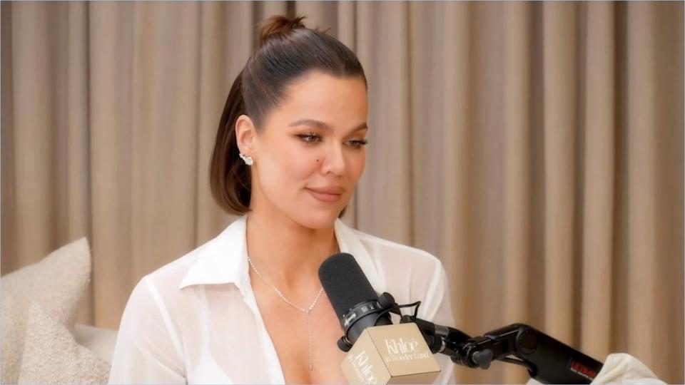 Kardashian recalled running out of the room after her “giggling” was heard. khloekardashian/X