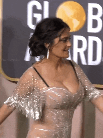 Salma hayek at Golden Globes Awards _2023