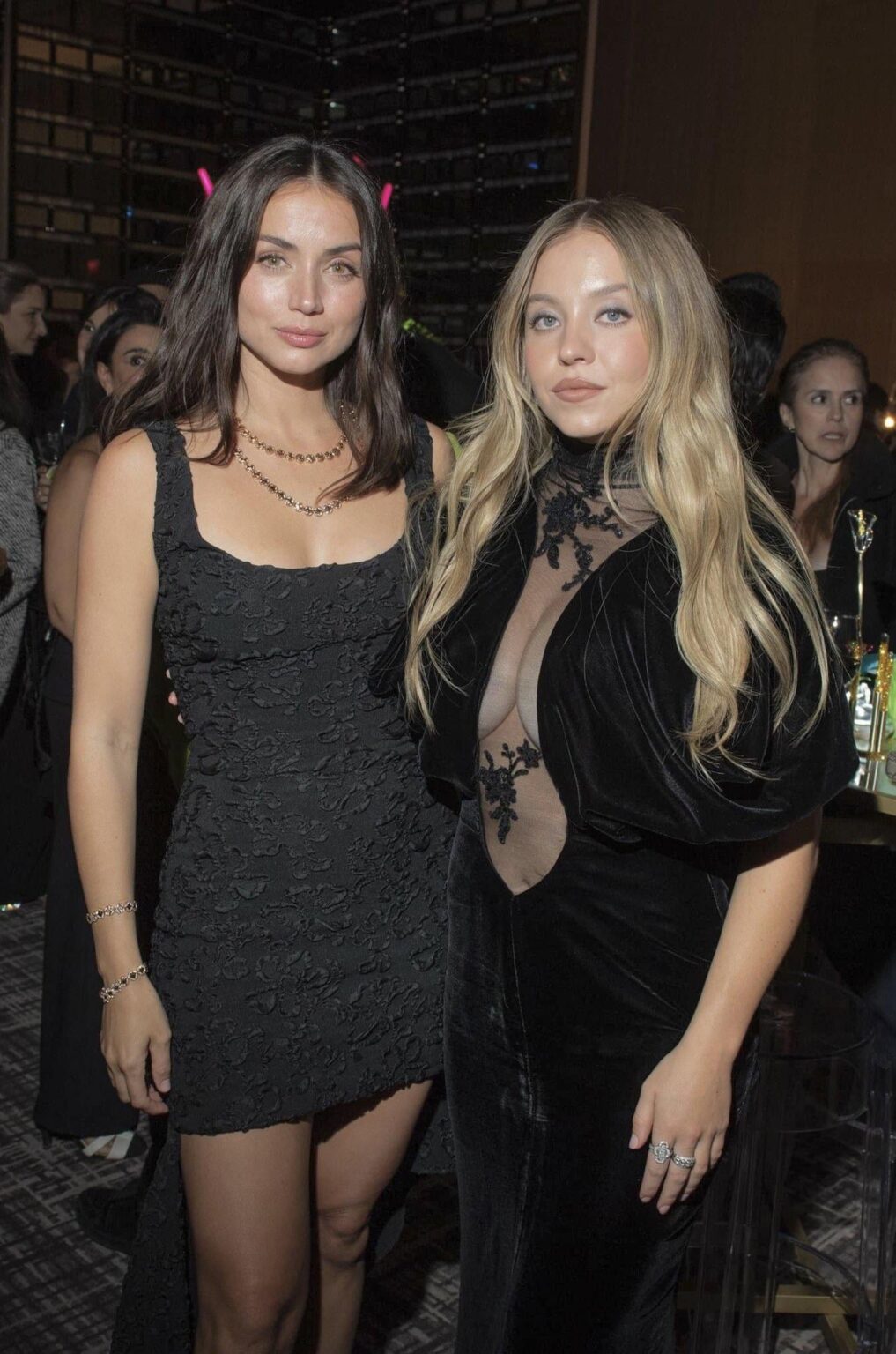 Ana De Armas and Sydney Sweeney at 'The Road to the Golden Globes Party' at TIFF - September 2024