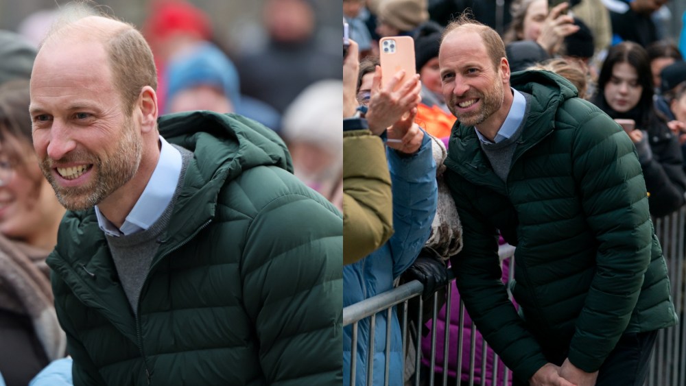 Prince William Layers Up in Lululemon Jacket During Visit to Estonia Prince William in Estonia wearing a green Lululemon jacket.
