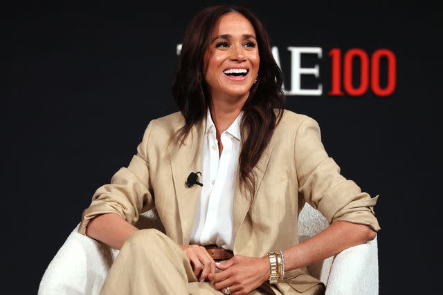  Jemal Countess/Getty Meghan Markle at the 2025 TIME100 Summit in New York City on April 23, 2025.