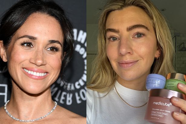Meghan Markle and Laura Mulley