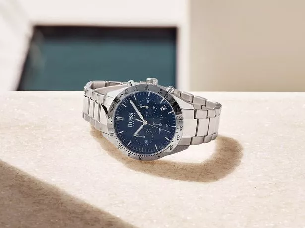 An image of the Boss BOSS Chronograph Quartz Watch Men With Silver Stainless Steel Bracelet 
