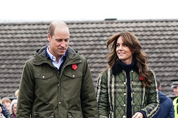 Prince William and Kate arrive in Burghead, in Moray, Scotland on November 2, 2023