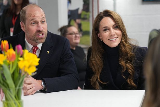 The Prince and Princess of Wales attend the Six Nations match between Wales and England on March 15, 2025