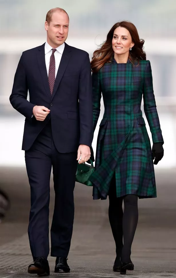 Prince William, Duke of Cambridge and Catherine, Duchess of Cambridge arrive to officially open V&A Dundee, Scotland's first design museum on January 29, 2019 in Dundee, Scotland. 