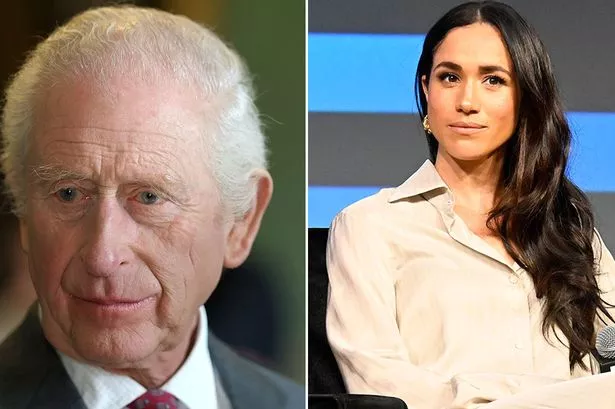 King Charles and Meghan Markle