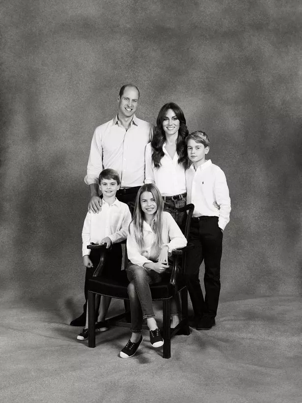 Josh Shinner took the Wales family's 2023 Christmas card photo 