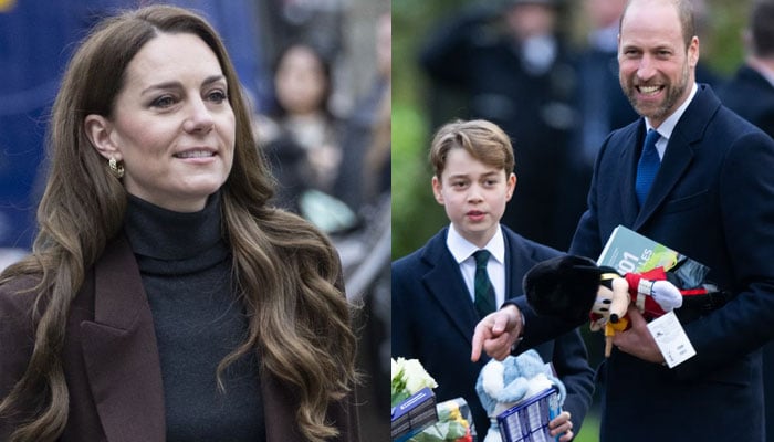 Prince William and Prince George enjoy night out without Kate Middleton