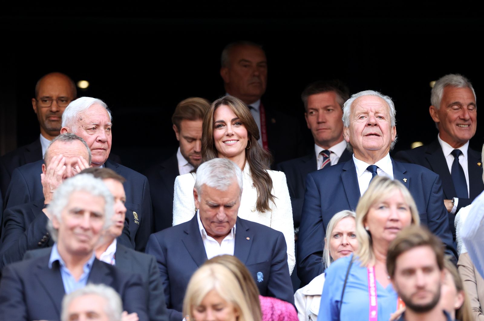 Image may contain Stefan Raab Bill Beaumont Subrahmanyam Jaishankar Signmark Claudia Church People and Person