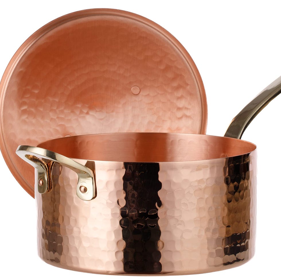 Hammered Copper Sauce Pan