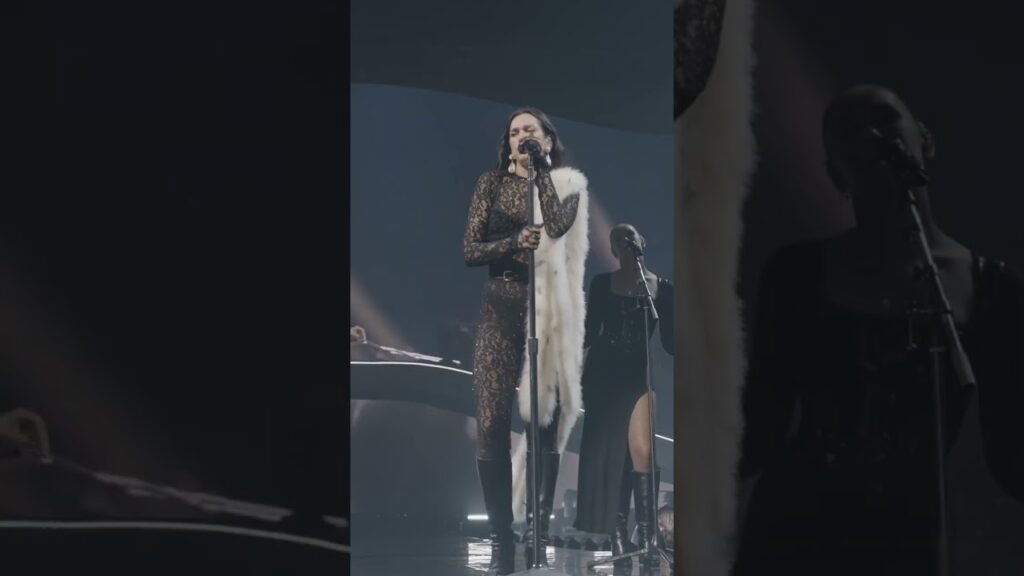 Dua Lipa Performing Royals