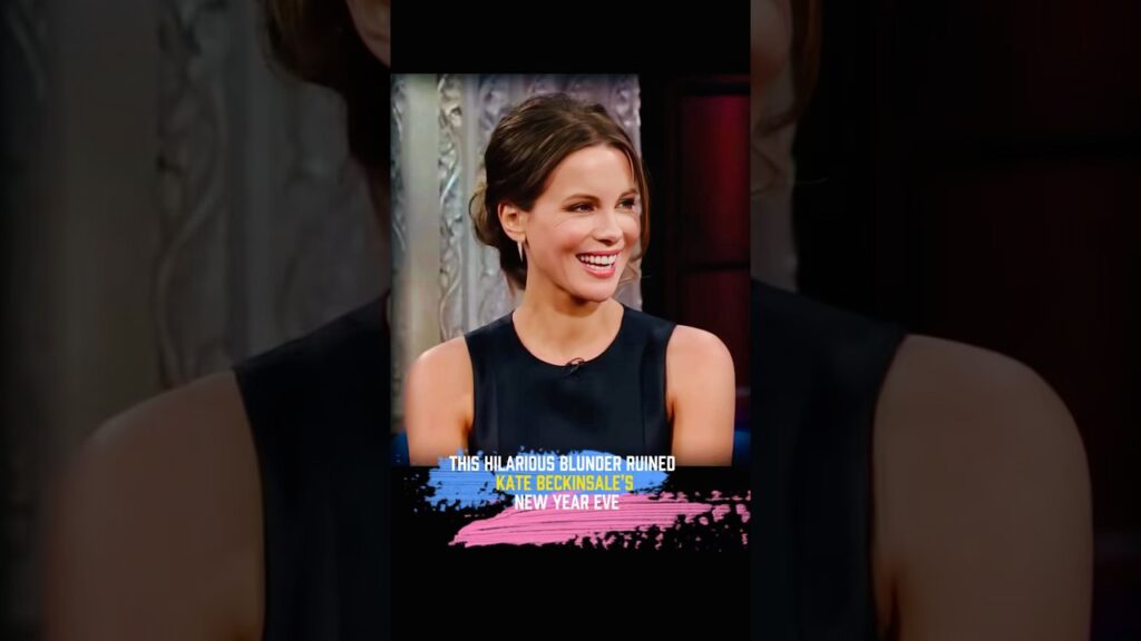 This Hilarious Blunder RUINED Kate Beckinsale's New Year Eve #katebeckinsale #newyear #shorts
