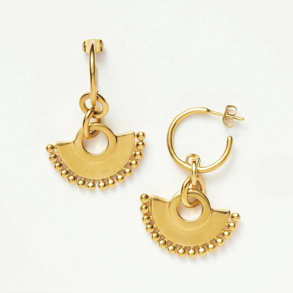 Zenyu Fan Chandelier Hoop Earrings Zenyu Fan Chandelier Hoop Earrings