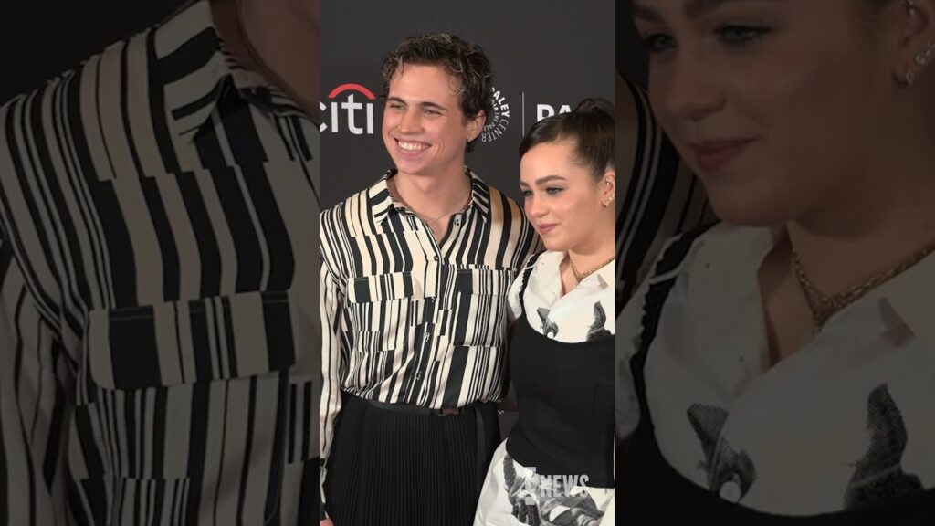 Tanner Buchanan and Mary Mouser at PaleyFest LA.
