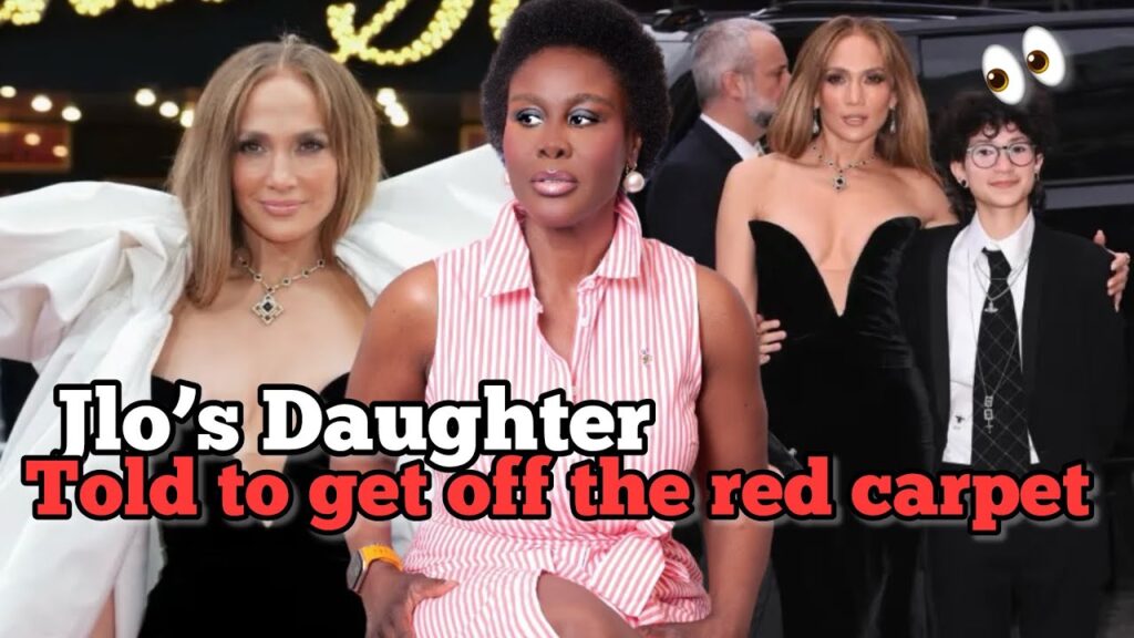 WOW!😳JENNIFER LOPEZ'S DAUGHTER IS TOLD "TO GET OFFFFFF" THE RED CARPET!! 👀