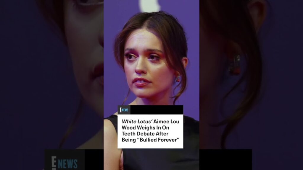 Aimee Lou Wood can’t help but smile over White Lotus fans’ obsession with her teeth.