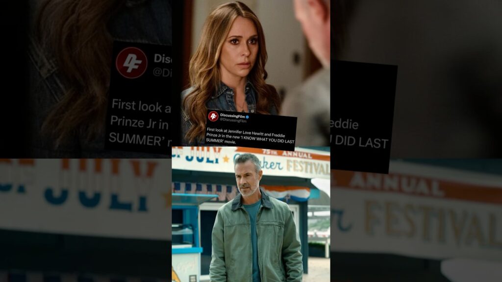 FIRST LOOK AT JENNIFER LOVE HEWITT & FREDDIE PRINZE JR IN NEW ‘I KNOW WHAT YOU DID LAST SUMMER’